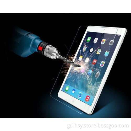 HUYSHE display accessories custom tablet tempered glass screen protector for ipad air